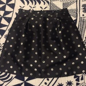 NWT j crew polka dot skirt with pockets